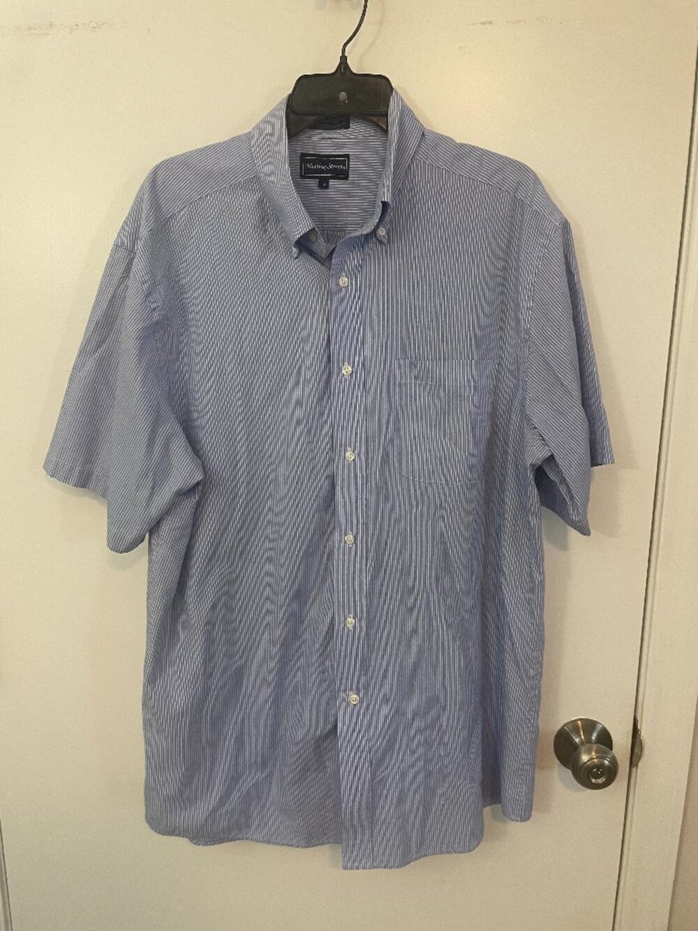 Blue & white Striped Meeting street Shirt size L